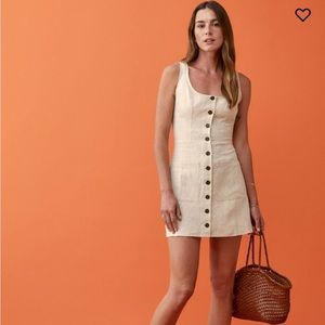 Reformation Jill Linen Dress